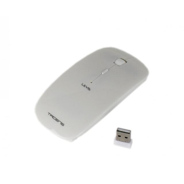 Tacens - LEVIS COMBO, Pack de Teclado y Ratón Inalámbrico Blanco, Wireless 2.4G, Ratón Ambidiestro,Teclado Qwerty Español