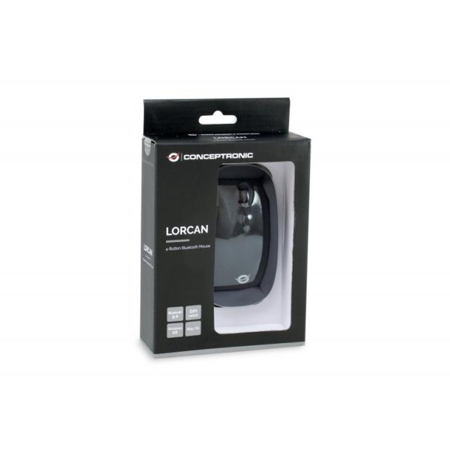 Conceptronic - LORCAN01B ratón Oficina Ambidextro Bluetooth Óptico 1600 DPI - 120840307301
