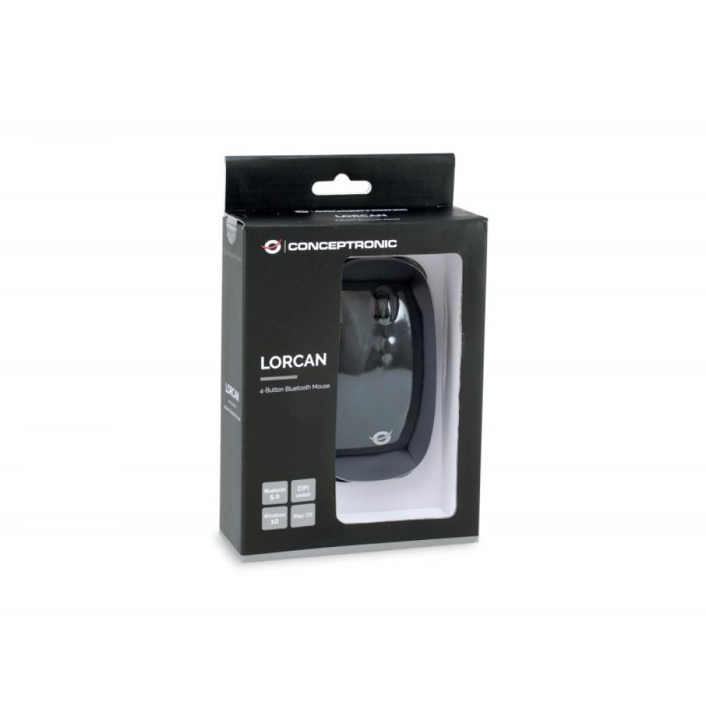 Conceptronic - LORCAN01B ratón Oficina Ambidextro Bluetooth Óptico 1600 DPI - 120840307301