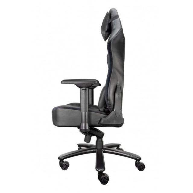 TALIUS - Mamut Silla para videojuegos universal Asiento acolchado Negro, Gris