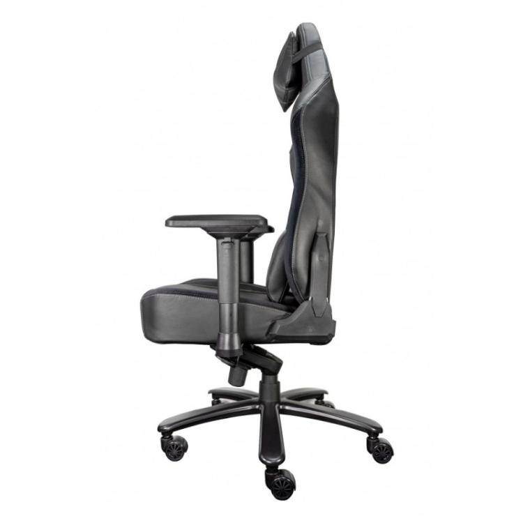 TALIUS - Mamut Silla para videojuegos universal Asiento acolchado Negro, Gris