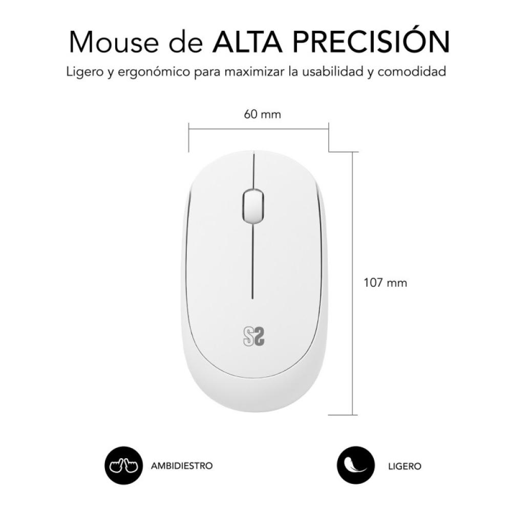 SUBBLIM - Alfombrilla con Ratón Harmony Pack Mousepad XL + Wireless Mouse Purple
