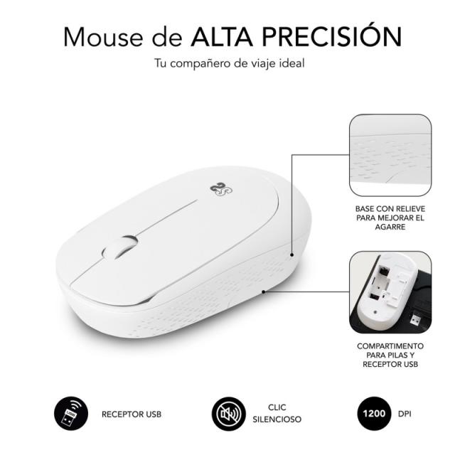 SUBBLIM - Alfombrilla con Ratón Harmony Pack Mousepad XL + Wireless Mouse Purple