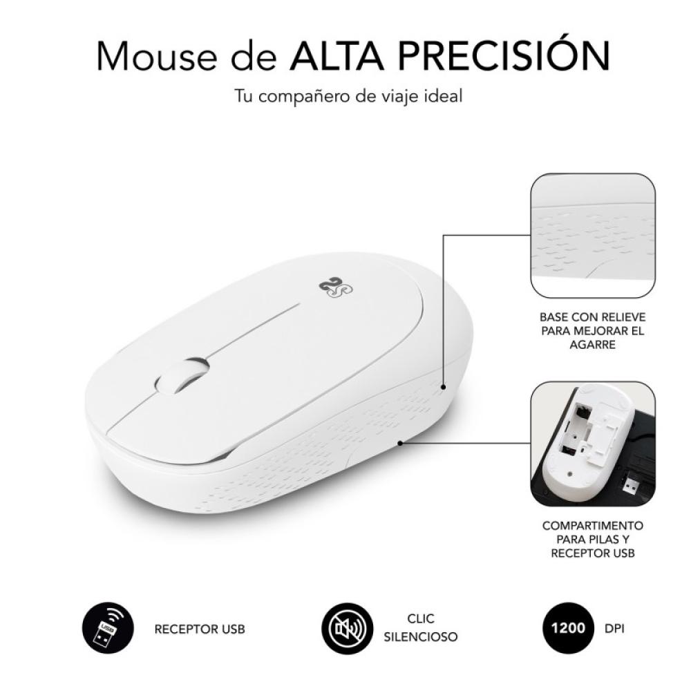 SUBBLIM - Alfombrilla con Ratón Harmony Pack Mousepad XL + Wireless Mouse Purple