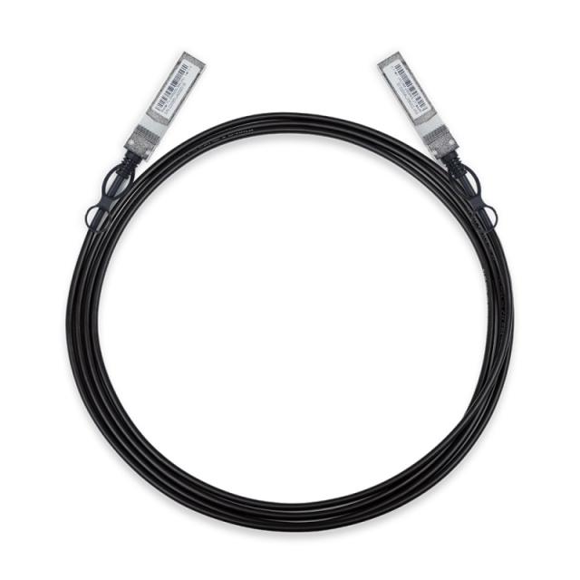 TP-Link - TL-SM5220-3M Cable de fibra óptica e InfiniBand SFP+ DAC Negro