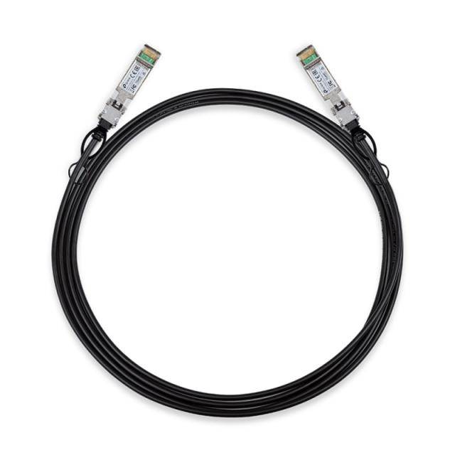 TP-Link - TL-SM5220-3M Cable de fibra óptica e InfiniBand SFP+ DAC Negro