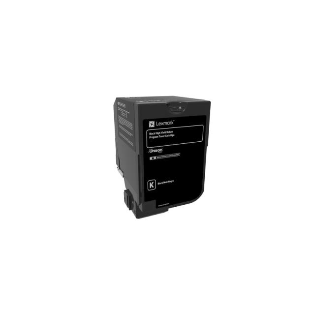 Lexmark - 74C2HK0 cartucho de tóner 1 pieza(s) Original Negro