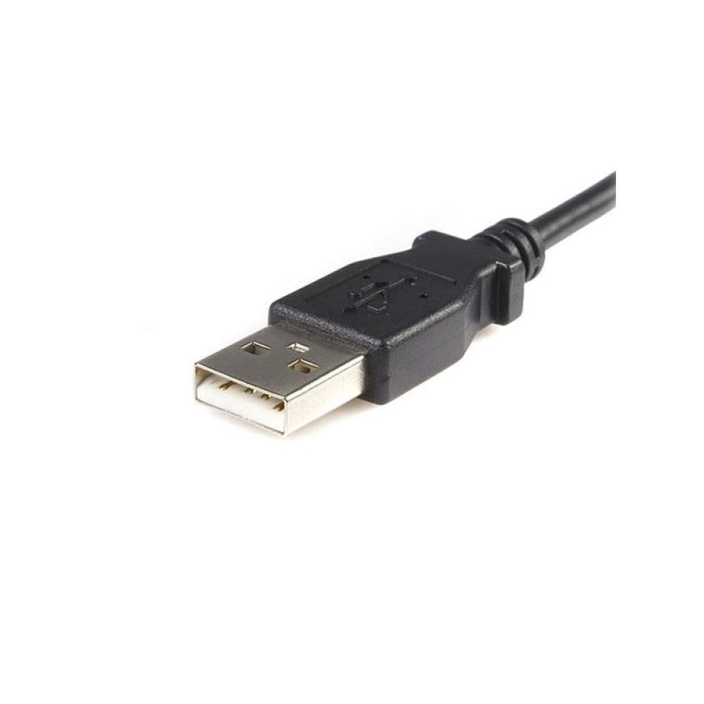 StarTech.com - Cable Adaptador de 1m USB A Macho a Micro USB B Macho para Teléfono Móvil Carga y Datos - Negro