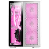 Mars Gaming - MC-Nova, Torre Gaming Custom XXL E-ATX Aluminio, Doble Ventana Completa Cristal Templado, Estructura Modular Doble