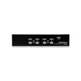 StarTech.com - Conmutador Switch KVM 4 Puertos de Vídeo VGA USB 2.0 - 1U Rack Estante
