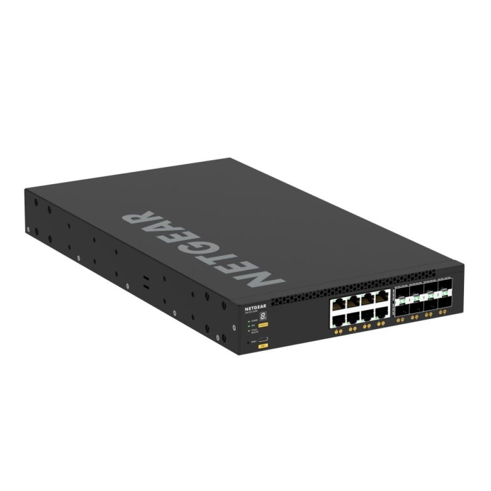 NETGEAR - M4350-8X8F Gestionado L3 10G Ethernet (100/1000/10000) 1U Negro