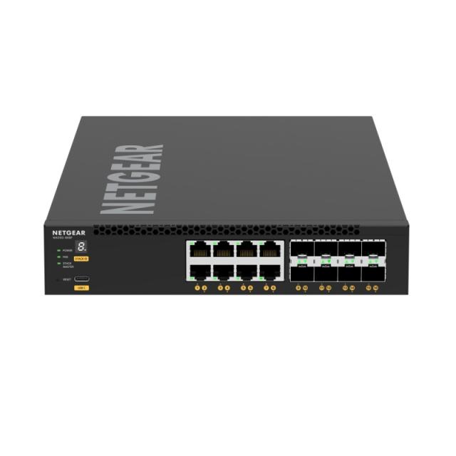 NETGEAR - M4350-8X8F Gestionado L3 10G Ethernet (100/1000/10000) 1U Negro