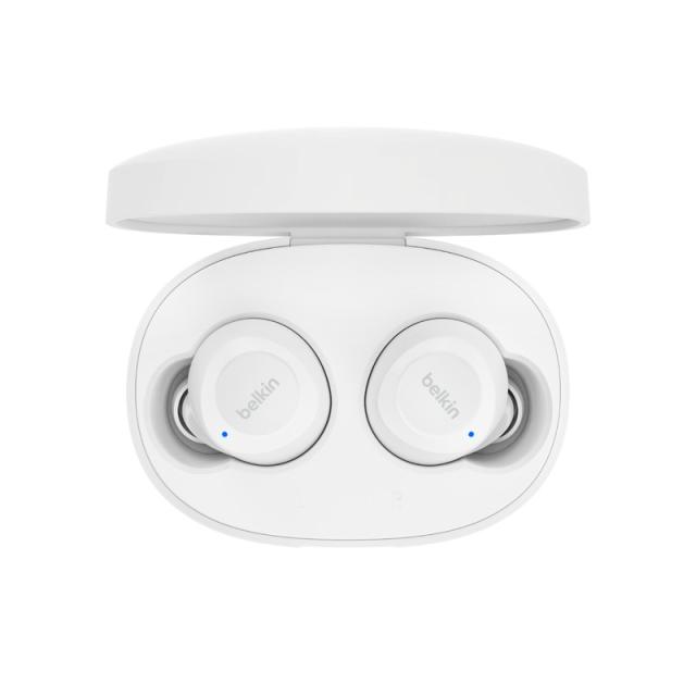 Belkin - SoundForm Bolt Auriculares Inalámbrico Dentro de oído Llamadas/Música/Deporte/Uso diario Bluetooth Blanco
