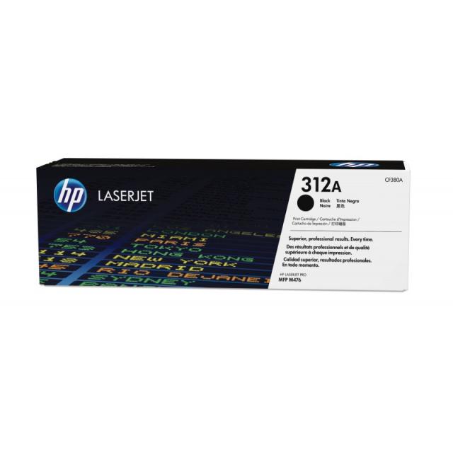 HP - Cartucho de tóner 312A negro para LaserJet