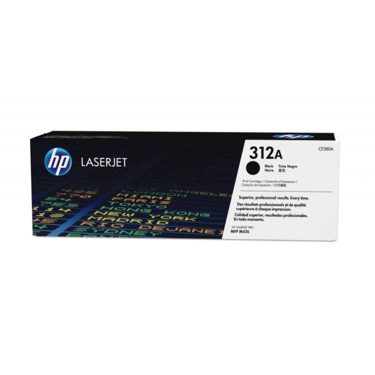 HP - Cartucho de tóner 312A negro para LaserJet