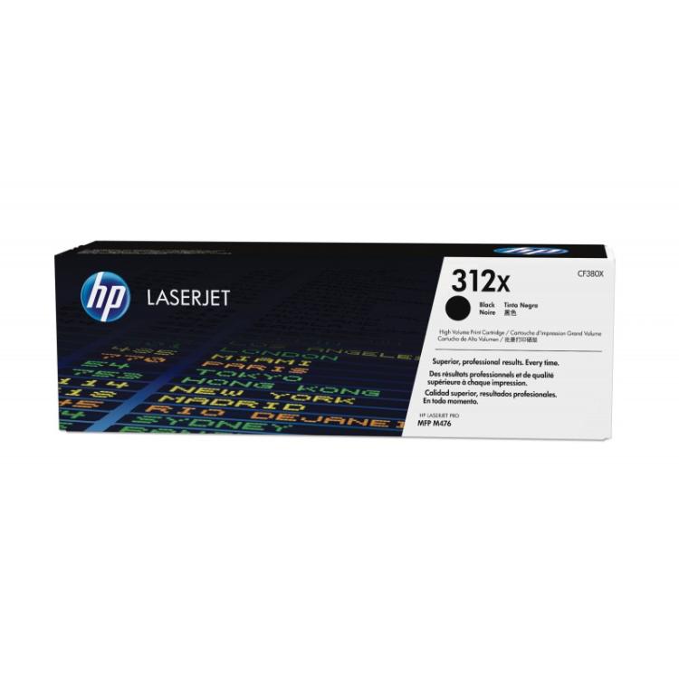 HP - Cartucho de tóner de alta capacidad 312X negro para LaserJet