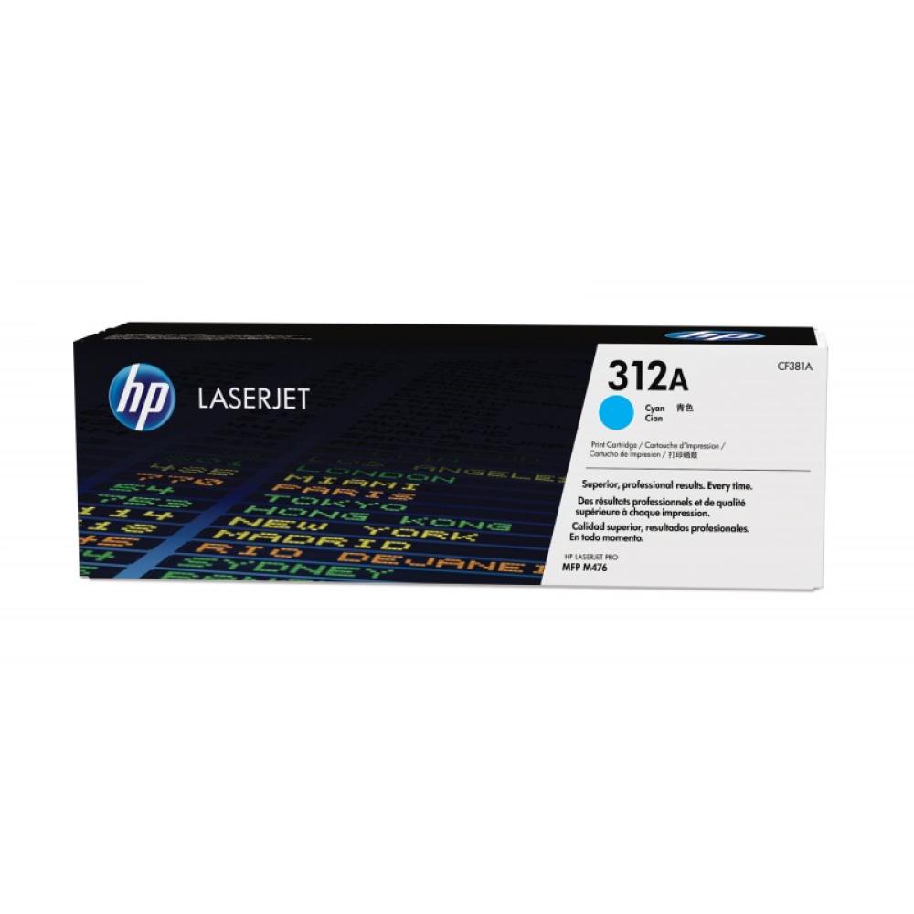 HP - Cartucho de tóner 312A cian para LaserJet