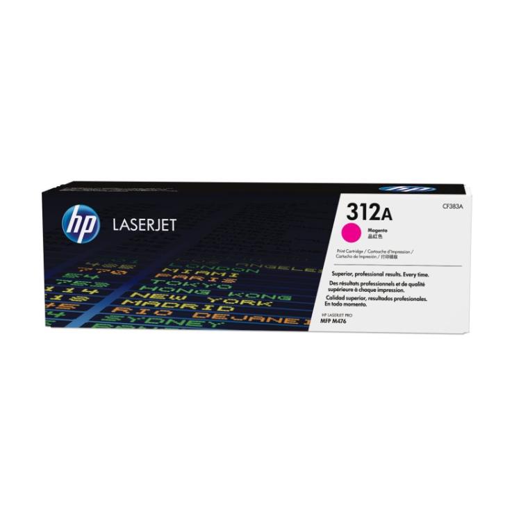HP - Cartucho de tóner 312A magenta para LaserJet