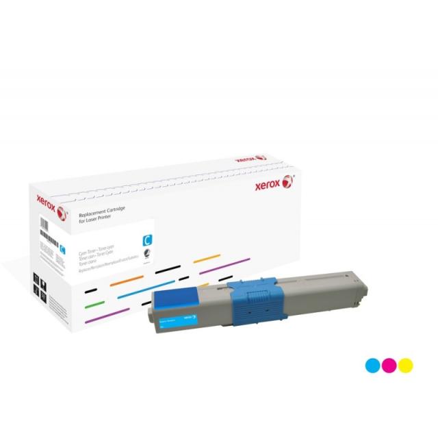 Xerox - Cartucho de tóner amarillo. Equivalente a Oki 44469722. Compatible con Oki C510, C511, C530, C531, MC561, MC562