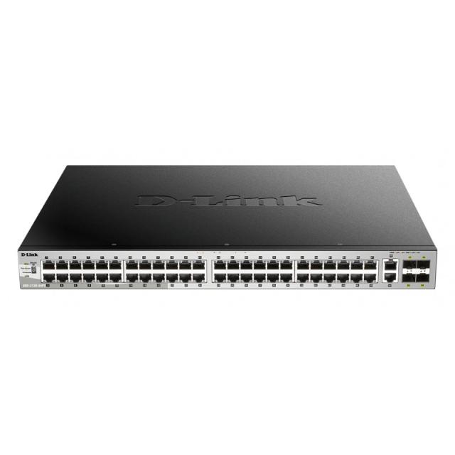 D-Link - DGS-3130-54PS/E switch Gestionado L3 Gigabit Ethernet (10/100/1000) Energía sobre Ethernet (PoE) Gris