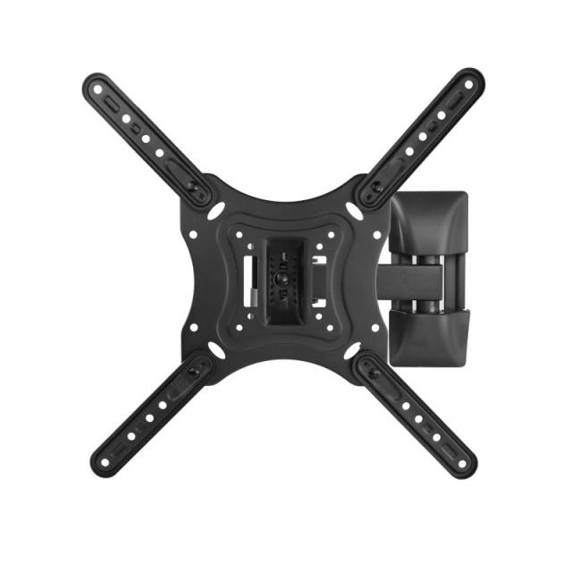 TooQ - Soporte Giratorio e Inclinable para Monitor / TV LCD, Plasma de 23”- 55”, con Dos Pivotes, Negro