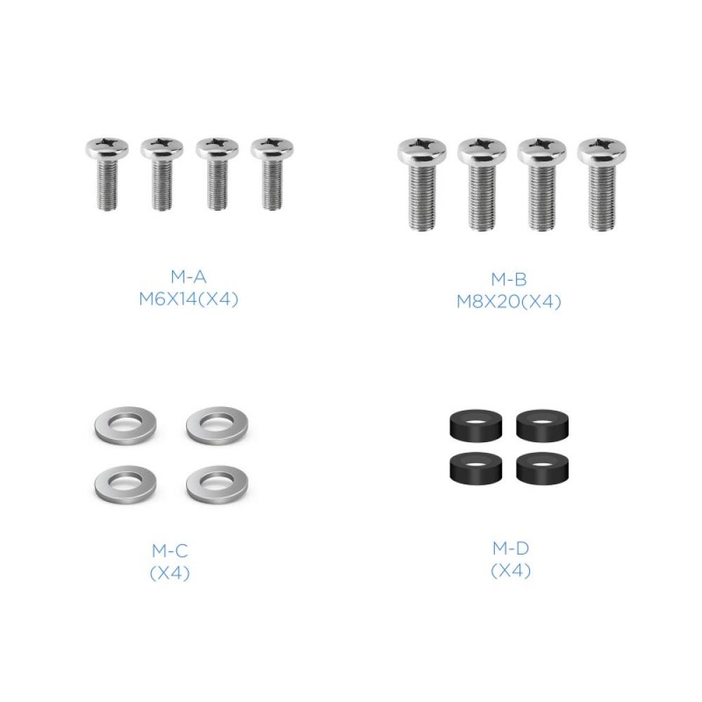 TooQ - Soporte Giratorio e Inclinable para Monitor / TV LCD, Plasma de 23”- 55”, con Dos Pivotes, Negro