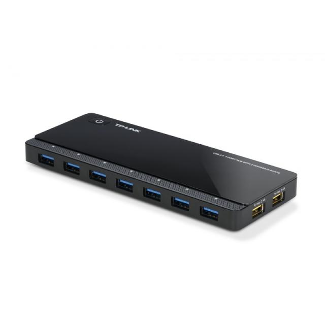 TP-Link - UH720 hub de interfaz USB 3.2 Gen 1 (3.1 Gen 1) Micro-B 5000 Mbit/s Negro