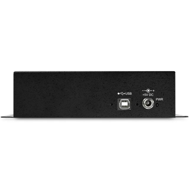 StarTech.com - Adaptador Hub Concentrador USB a 8 Puertos Serie RS232 Industrial Montaje en Pared Riel DIN