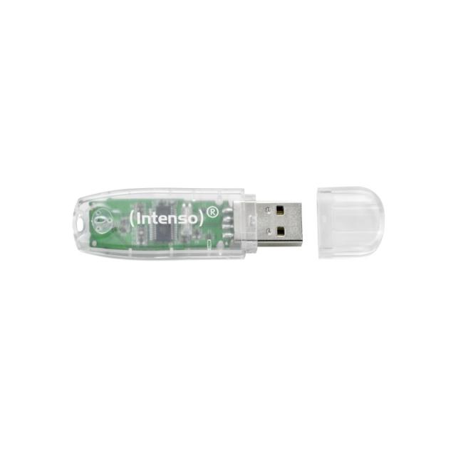 Intenso - Rainbow Line unidad flash USB 32 GB USB tipo A 2.0 Transparente