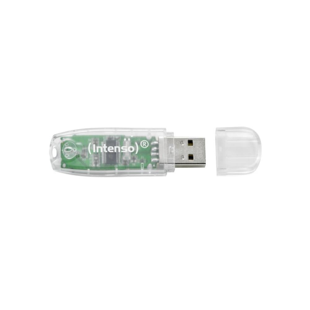Intenso - Rainbow Line unidad flash USB 32 GB USB tipo A 2.0 Transparente
