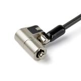 StarTech.com - Cable de 2m de Seguridad para Ordenadores Portátiles - para K-Slot - Ranura Nano - Ranura Wedge - con Llave