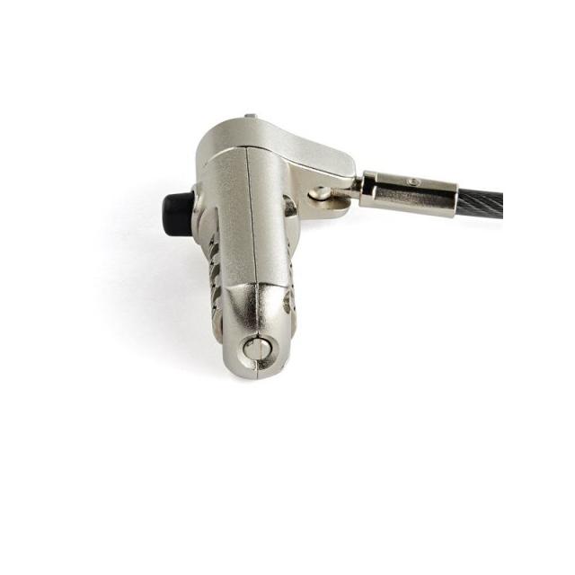 StarTech.com - Cable de 2m de Seguridad para Ordenador Portátil - con Candado - para Ranura Nano - de Combinación