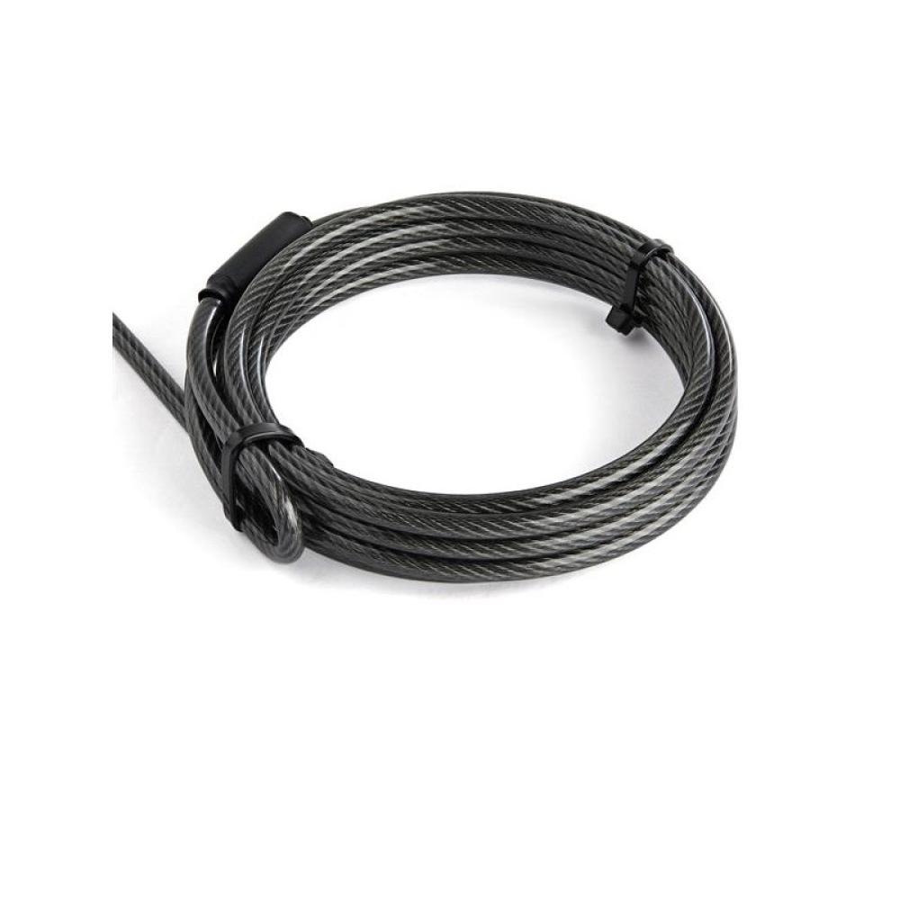 StarTech.com - Cable de 2m de Seguridad para Ordenador Portátil - con Candado - para Ranura Nano - de Combinación