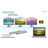 i-tec - USB-C Metal Ergonomic 3x 4K Display Docking Station with Power Delivery 100 W + Universal Charger 100 W