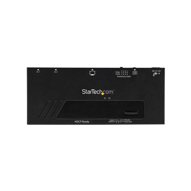 StarTech.com - Switch HDMI de 2 Puertos con Conmutado Automático y Prioritario - 1080p