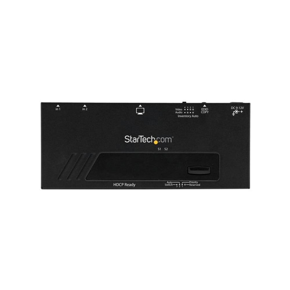 StarTech.com - Switch HDMI de 2 Puertos con Conmutado Automático y Prioritario - 1080p