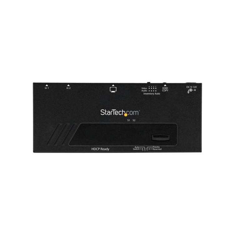 StarTech.com - Switch HDMI de 2 Puertos con Conmutado Automático y Prioritario - 1080p
