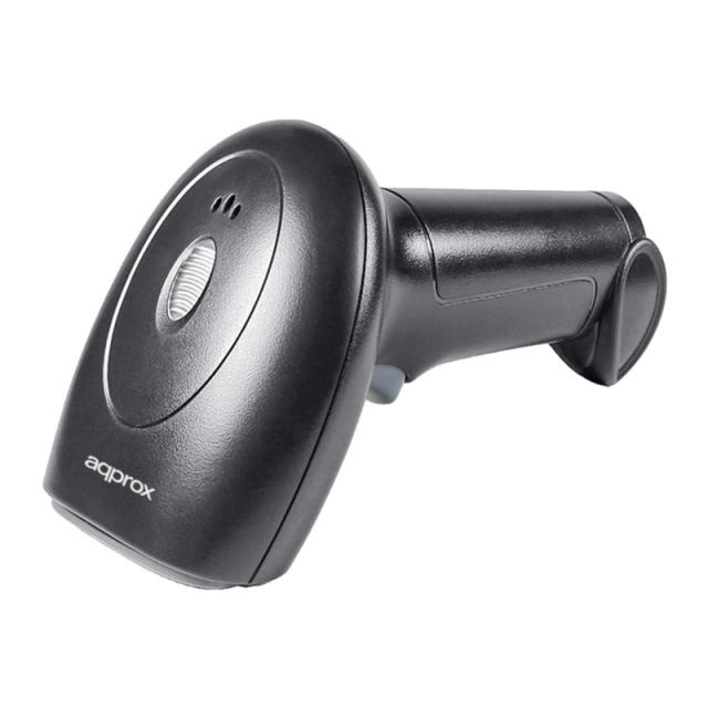 Approx - APPLS21WS lector de código de barras Lector de códigos de barras portátil 1D/2D LED Negro