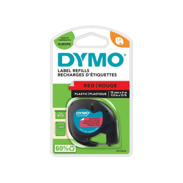 DYMO - S0721630 cinta para impresora de etiquetas Negro sobre rojo