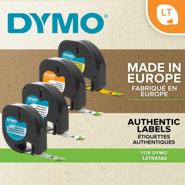 DYMO - S0721630 cinta para impresora de etiquetas Negro sobre rojo