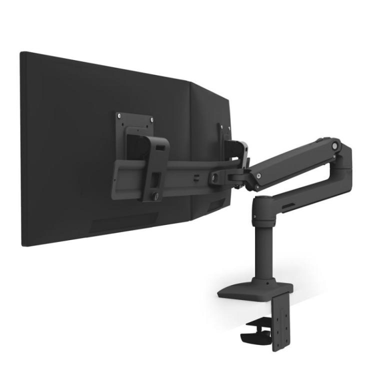 Ergotron - LX Series 45-489-224 soporte para monitor 63,5 cm (25") Escritorio Negro