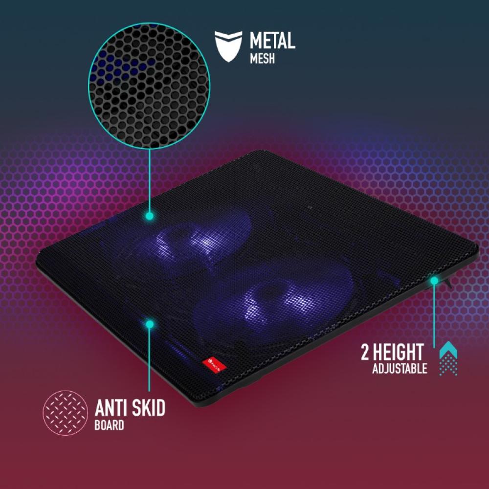 NGS - Jetstand almohadilla fría 39,6 cm (15.6") 1000 RPM Negro