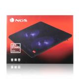 NGS - Jetstand almohadilla fría 39,6 cm (15.6") 1000 RPM Negro