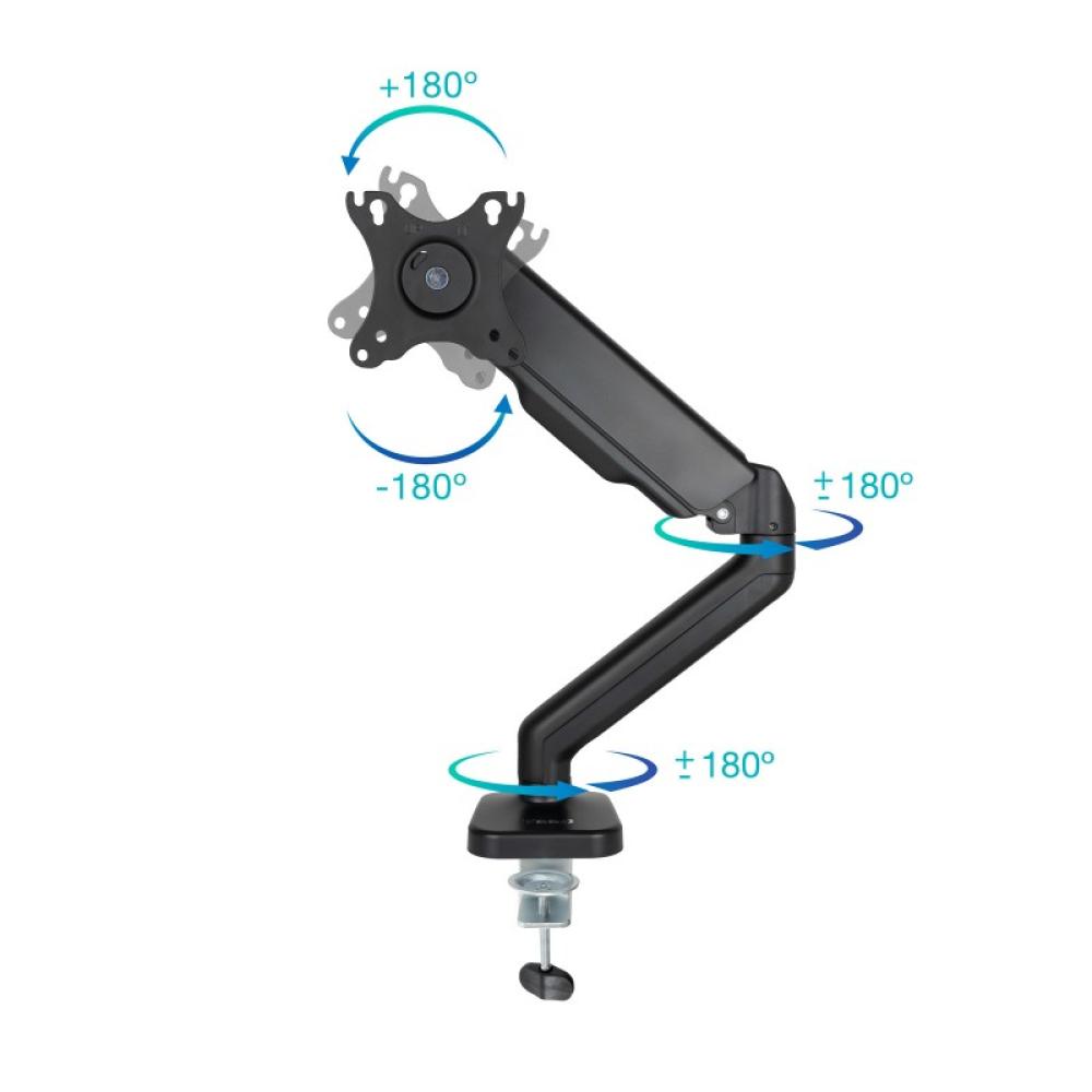 TooQ - Soporte de Mesa para Pantalla 17"-32", Negro - DB5032TNR-B