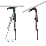 TooQ - Soporte de Techo para Pantallas 23"-55", Negro