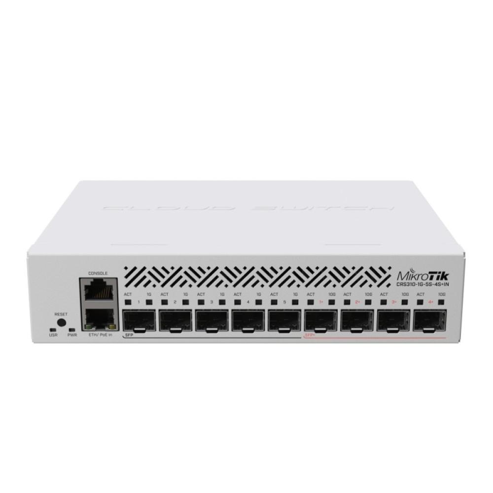 Mikrotik - CRS310-1G-5S-4S+IN switch Gestionado L3 Energía sobre Ethernet (PoE) 1U