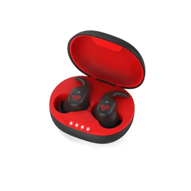 Energy Sistem - Freestyle Auriculares True Wireless Stereo (TWS) Dentro de oído Deportes Bluetooth Negro, Rojo