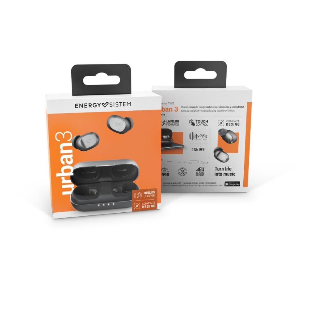 Energy Sistem - Urban 3 Auriculares True Wireless Stereo (TWS) Dentro de oído Llamadas/Música/Deporte/Uso diario Bluetooth Grafi
