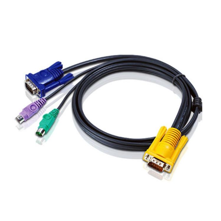 ATEN - Cable KVM PS/2 con SPHD 3 en 1 de 3 m