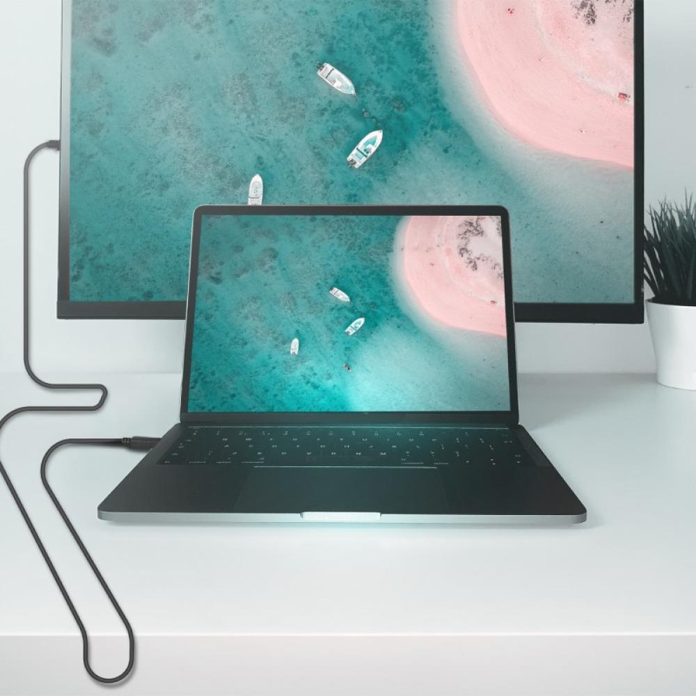 AISENS - Cable DISPLAYPORT V1.2 CCS 4K@60Hz, DP/M-DP/M, Negro, 1.5m